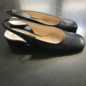 Lovely Navy Sling backs!